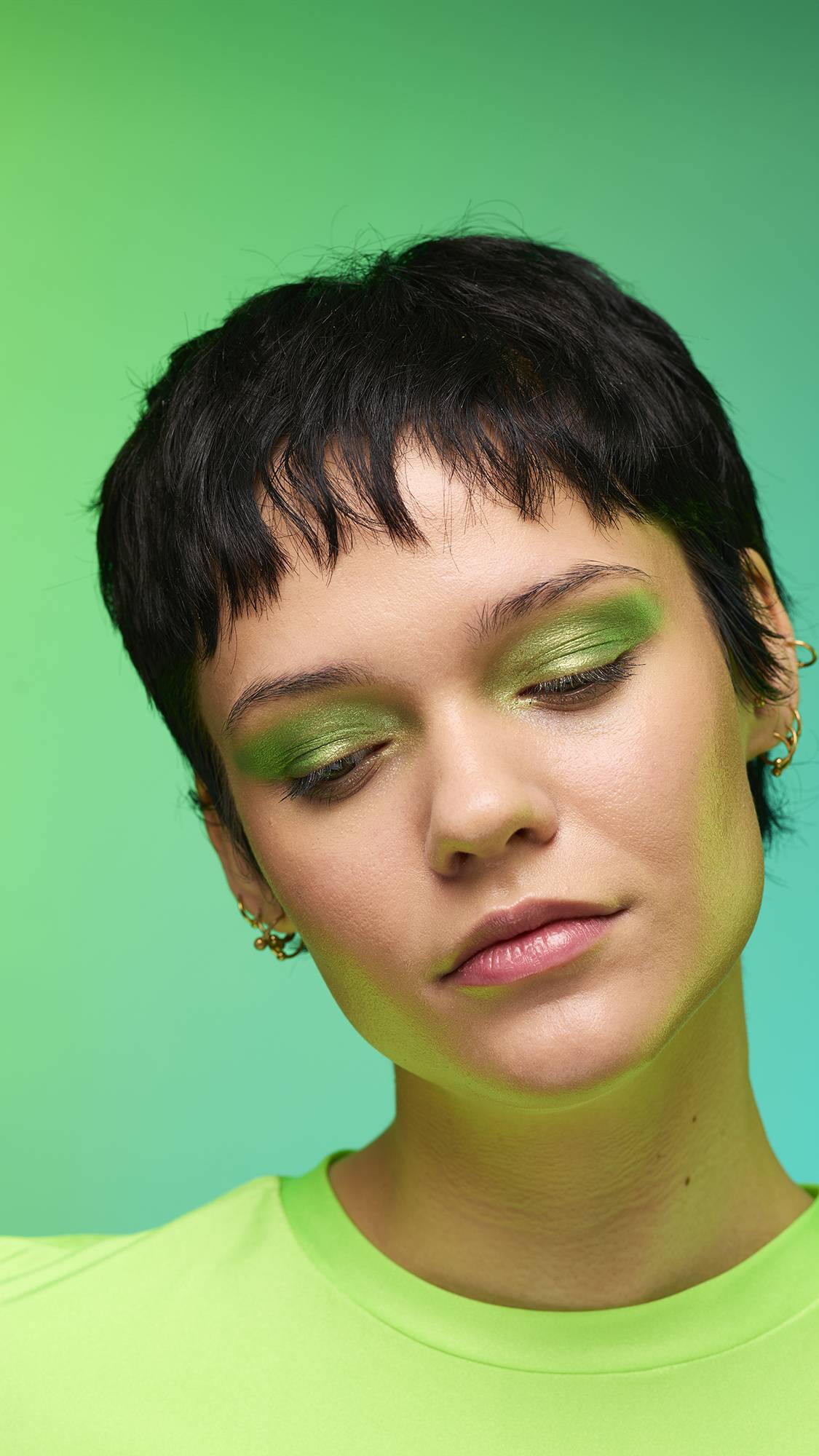 Lush Aurora glitter crumble in jade, imported from the UK