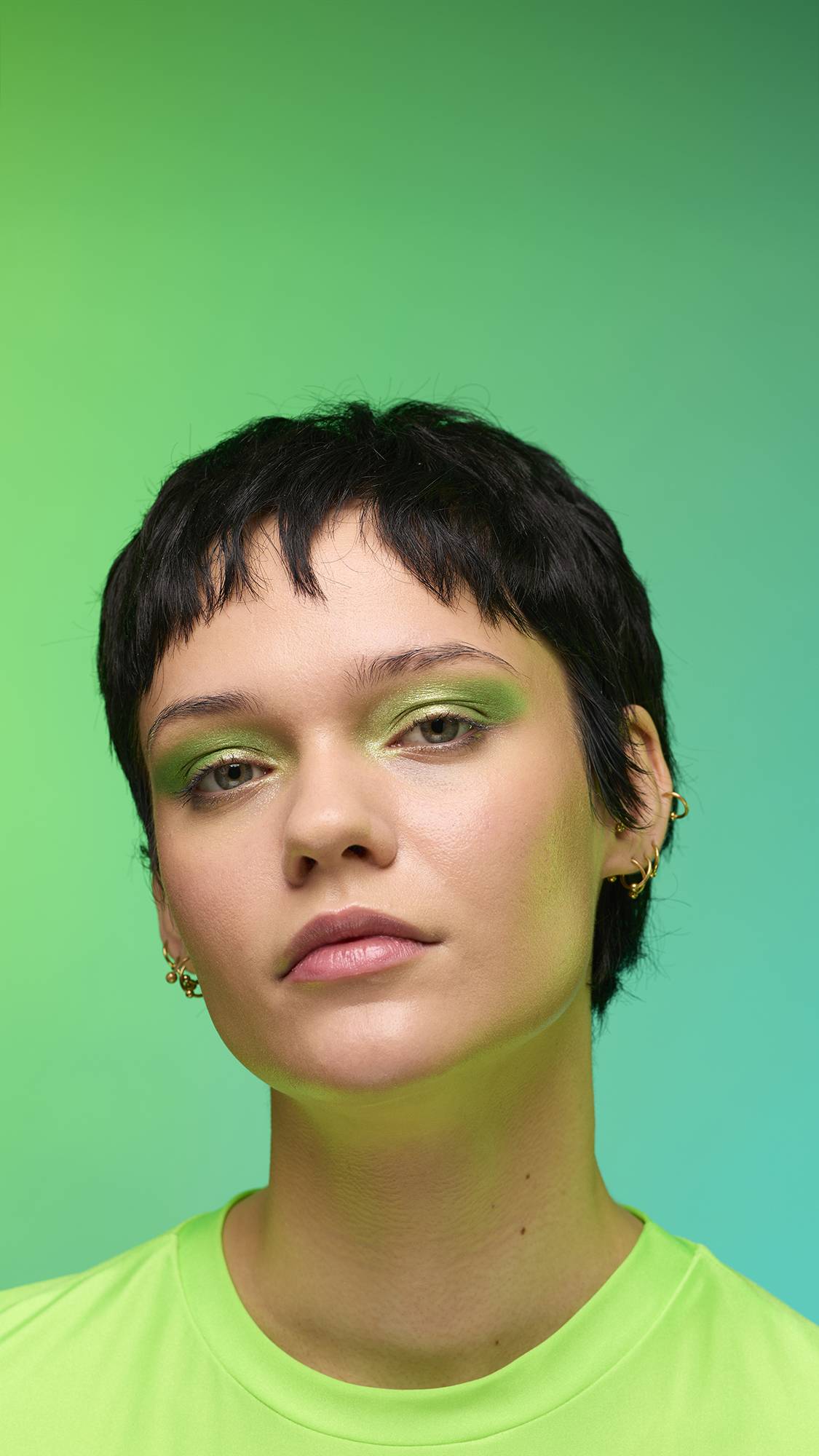 Lush Aurora glitter crumble in jade, imported from the UK