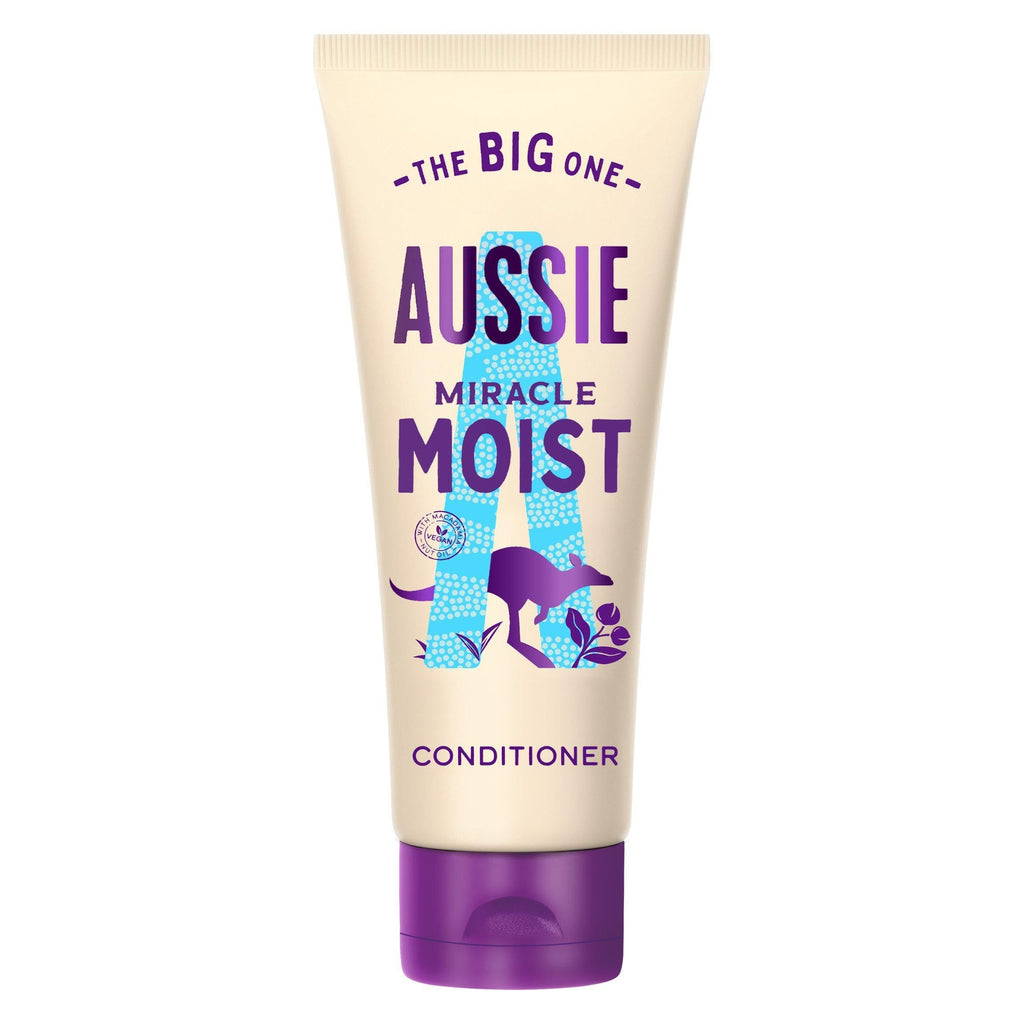 Aussie Miracle Moist Moisture Quenching Vegan Hair Conditioner 350ml