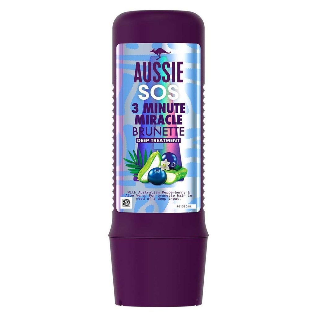 Aussie SOS 3 Minute Miracle Brunette Hair Vegan Deep Treatment Hair Mask 225ml