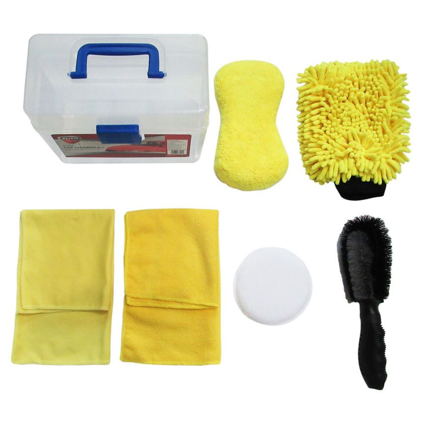 Auto Drive 6 Piece Car Cleaning Kit