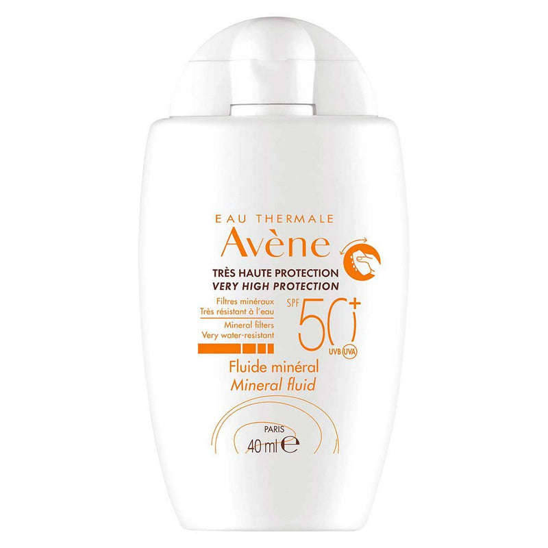 Avène Very High Protection Mineral Fluid SPF50+ Sun Cream for Intolerant Skin 40ml - McGrocer