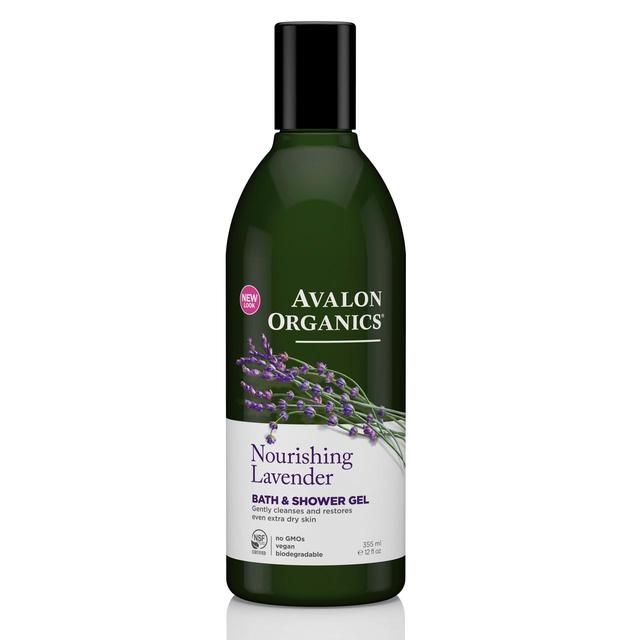 Avalon Organic Lavender Bath & Shower Gel Vegan    355ml