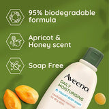 Aveeno Daily Moisturising Yogurt Apricot  Body Wash 300ml