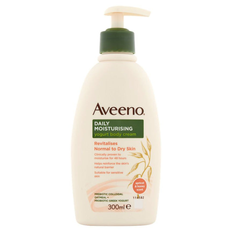 Aveeno Daily Moisturising Yogurt Body Cream Apricot & Honey - McGrocer