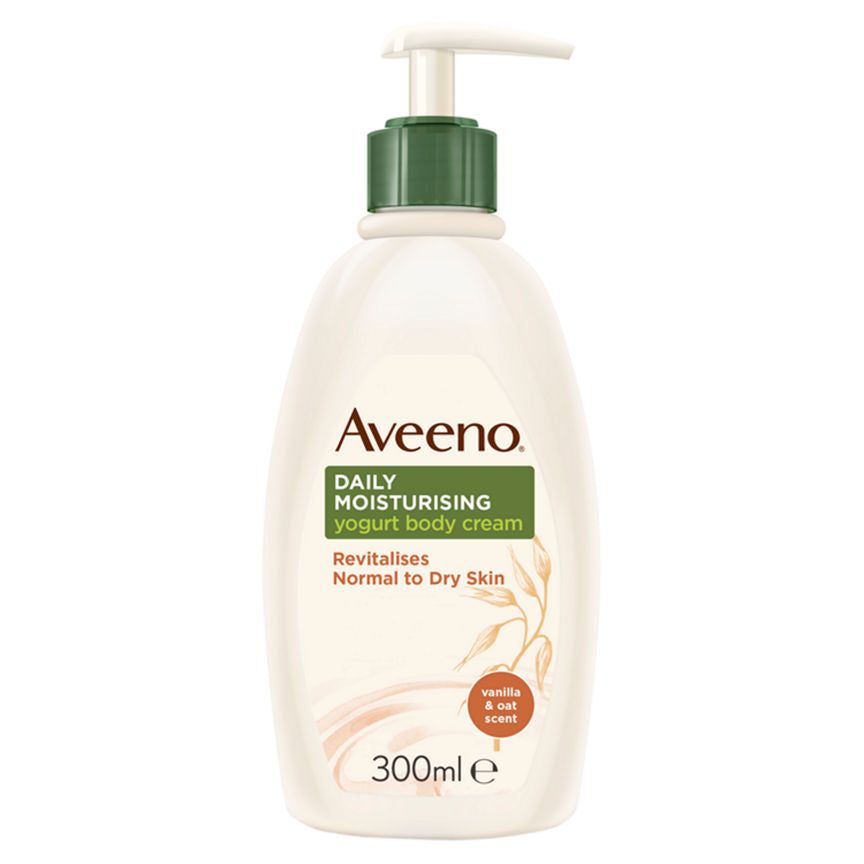 Aveeno Daily Moisturising Yogurt Body Cream Vanilla & Oat