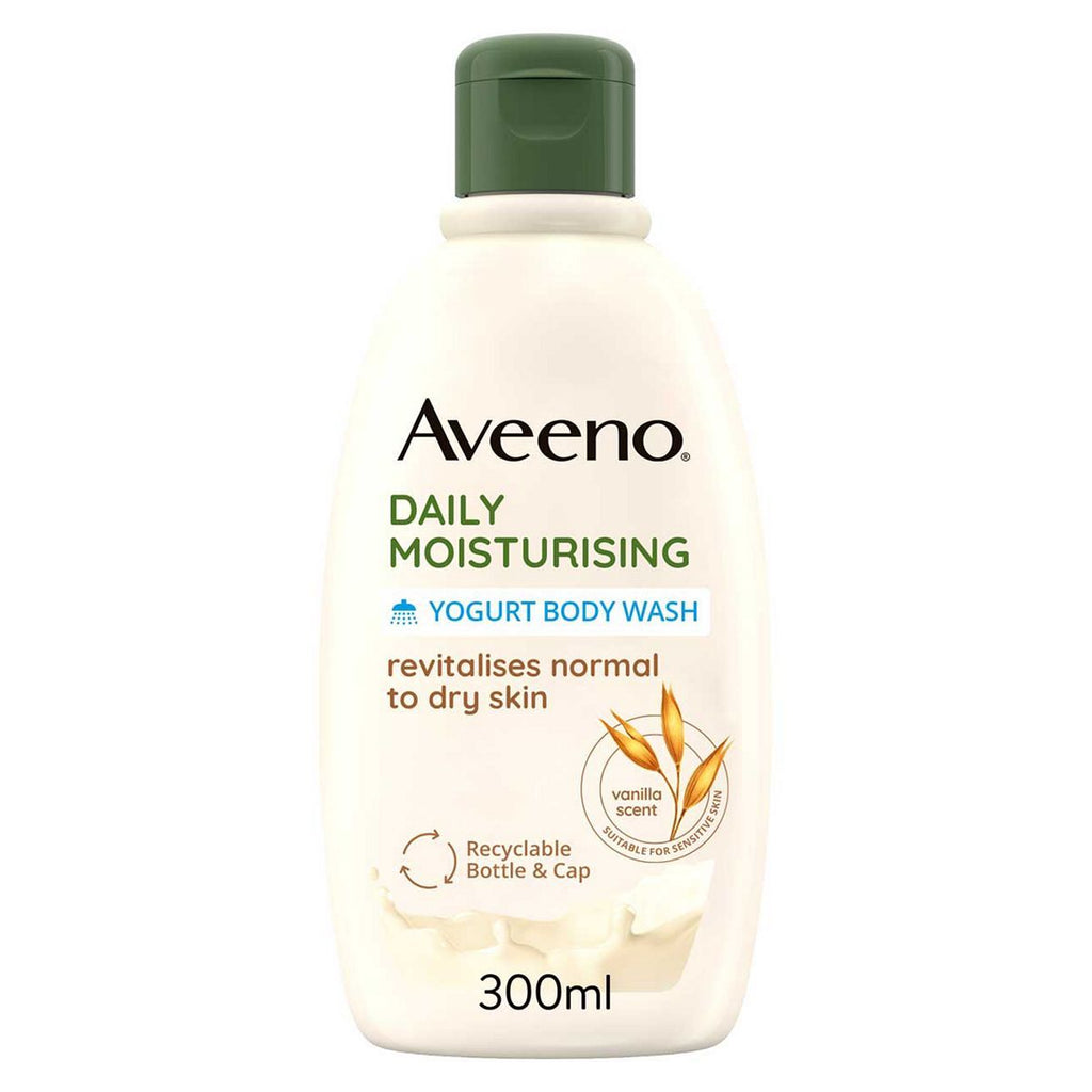 AVEENO® Daily Moisturising Yogurt Body Wash – Vanilla & Oat Scented 300ml