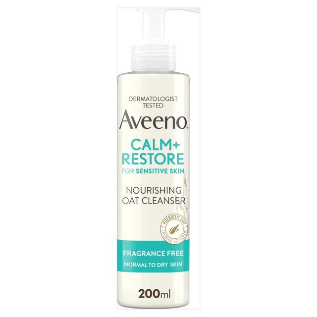 Aveeno Face Calm and Restore Cleanser   200ml