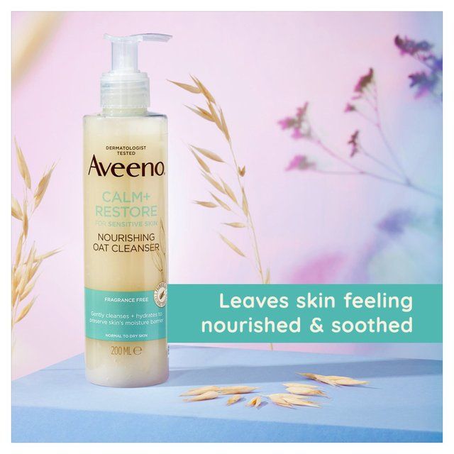 Aveeno Face Calm and Restore Cleanser   200ml