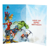 Avengers 6th Birthday Card