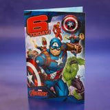 Avengers 6th Birthday Card