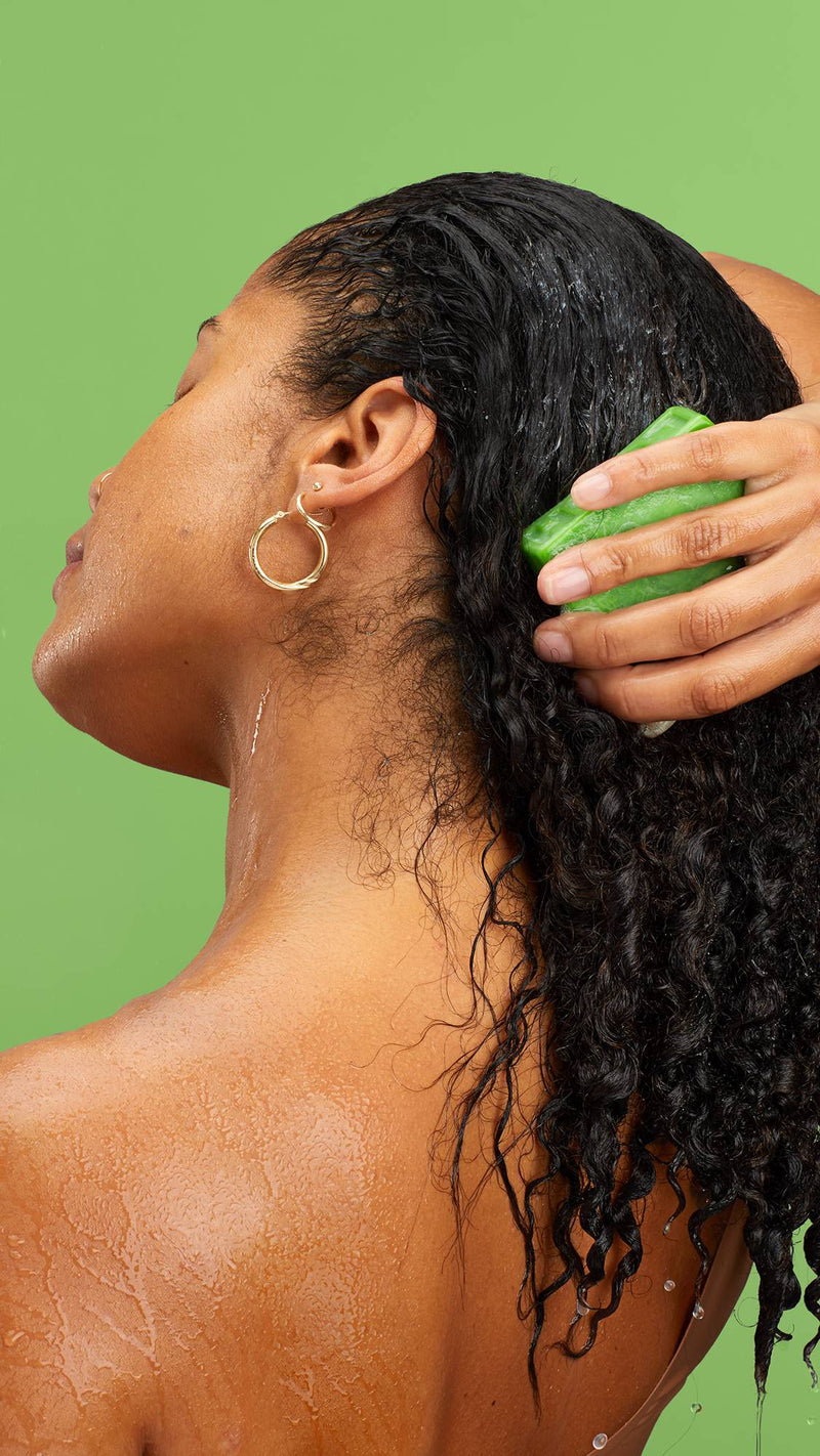 Co-wash with fresh avocado and cocoa butter for curly hair, - British product