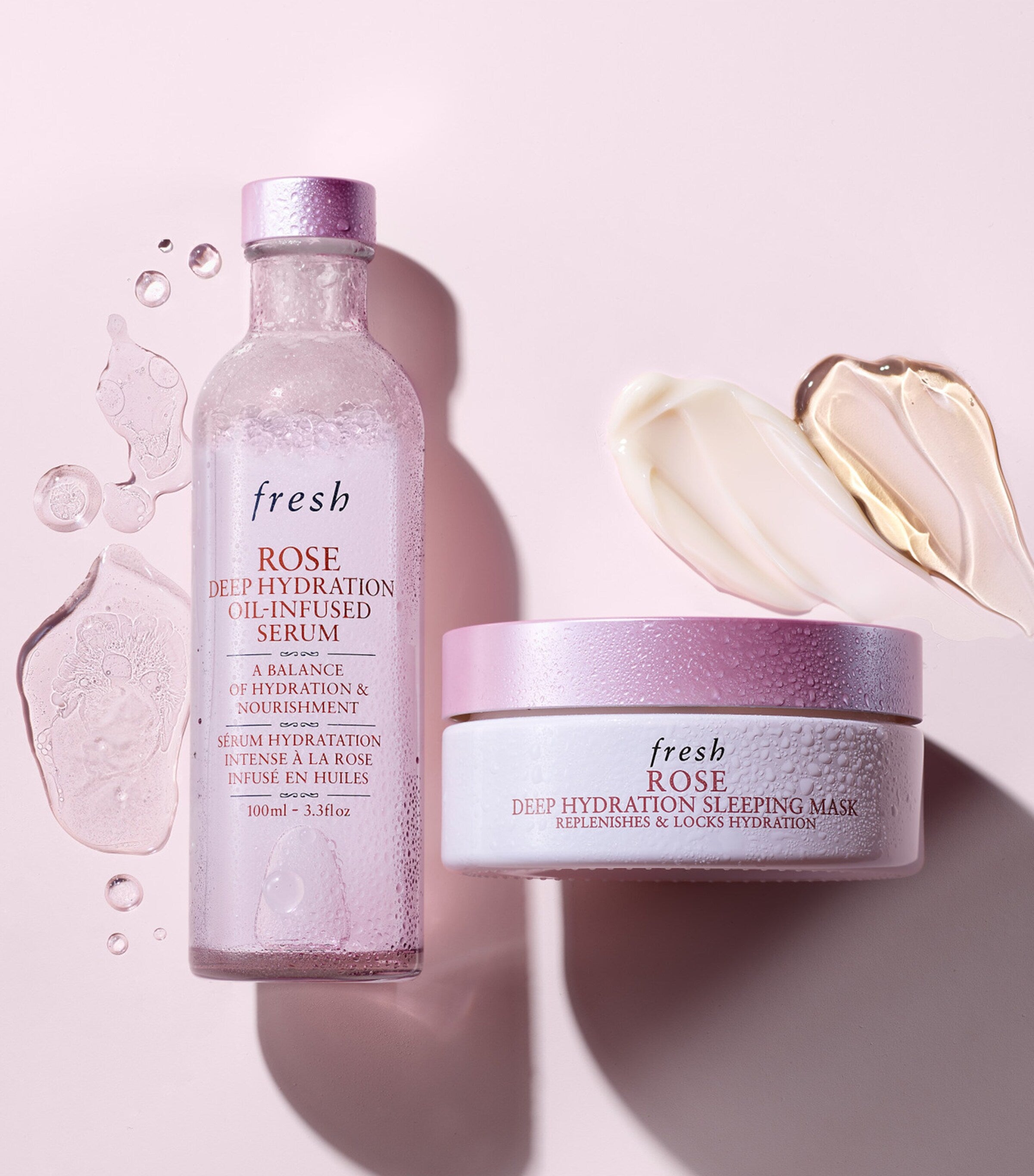Fresh Rose Deep Hydration Oil Serum 100ml - British product