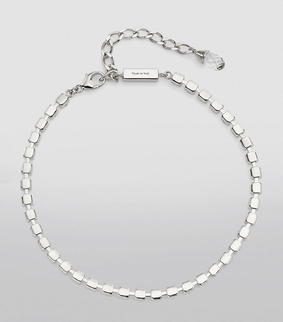 Jimmy Choo Saeda crystal anklet 24cm - British product