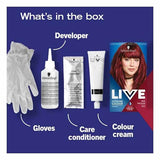LIVE Intense Colour Permanent Red Hair Dye Red Passion GOODS Superdrug   