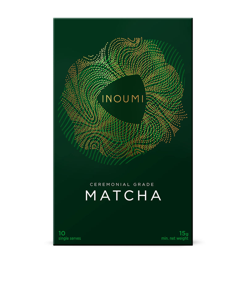 INOUMI Ceremonial Grade Matcha Sachets Pack of 10, UK version