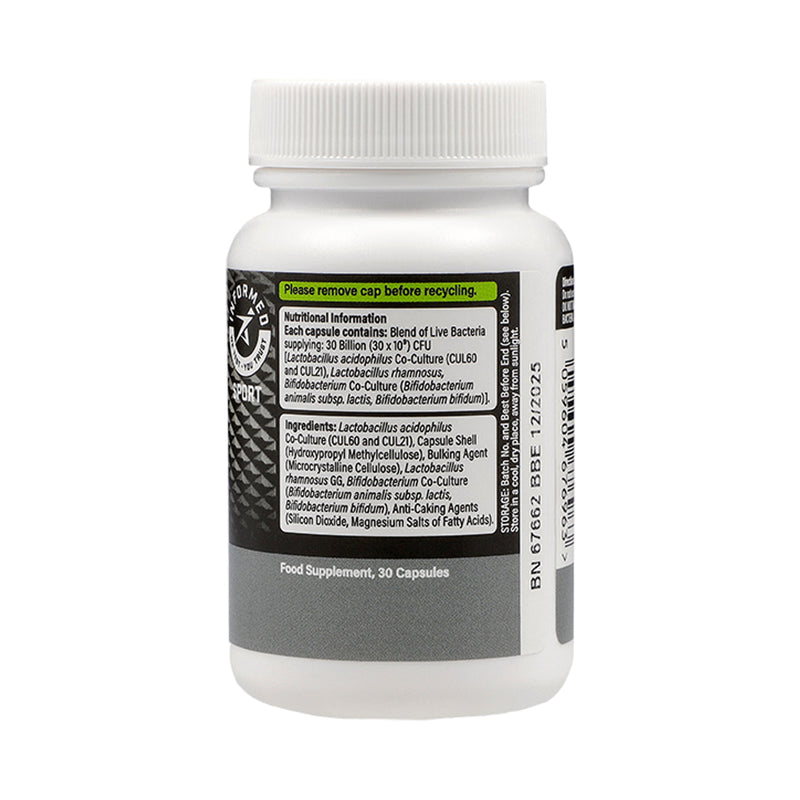 Gut health probiotic supplements Cultures Complex 30 Capsules - British product