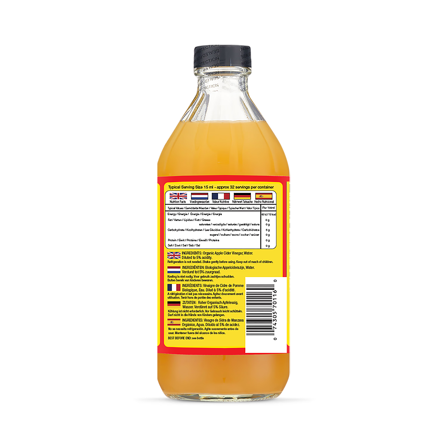 Bragg organic apple cider vinegar 473ml - British product