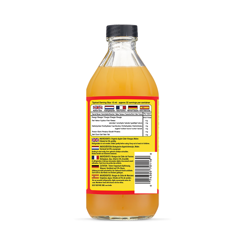 Bragg organic apple cider vinegar 473ml - British product