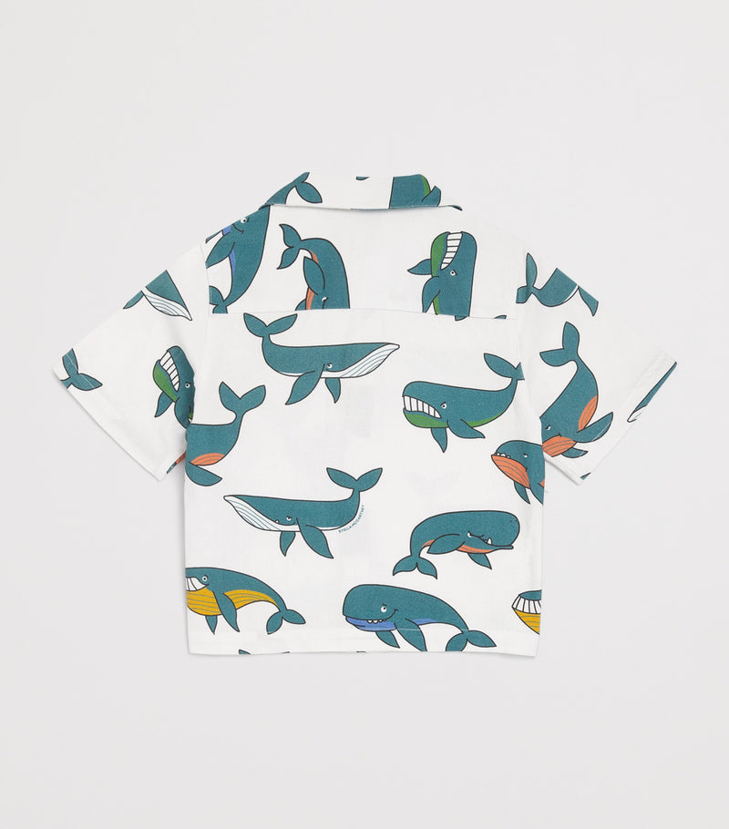 Stella McCartney Kids cotton whale shirt for children 3-14 years - British product