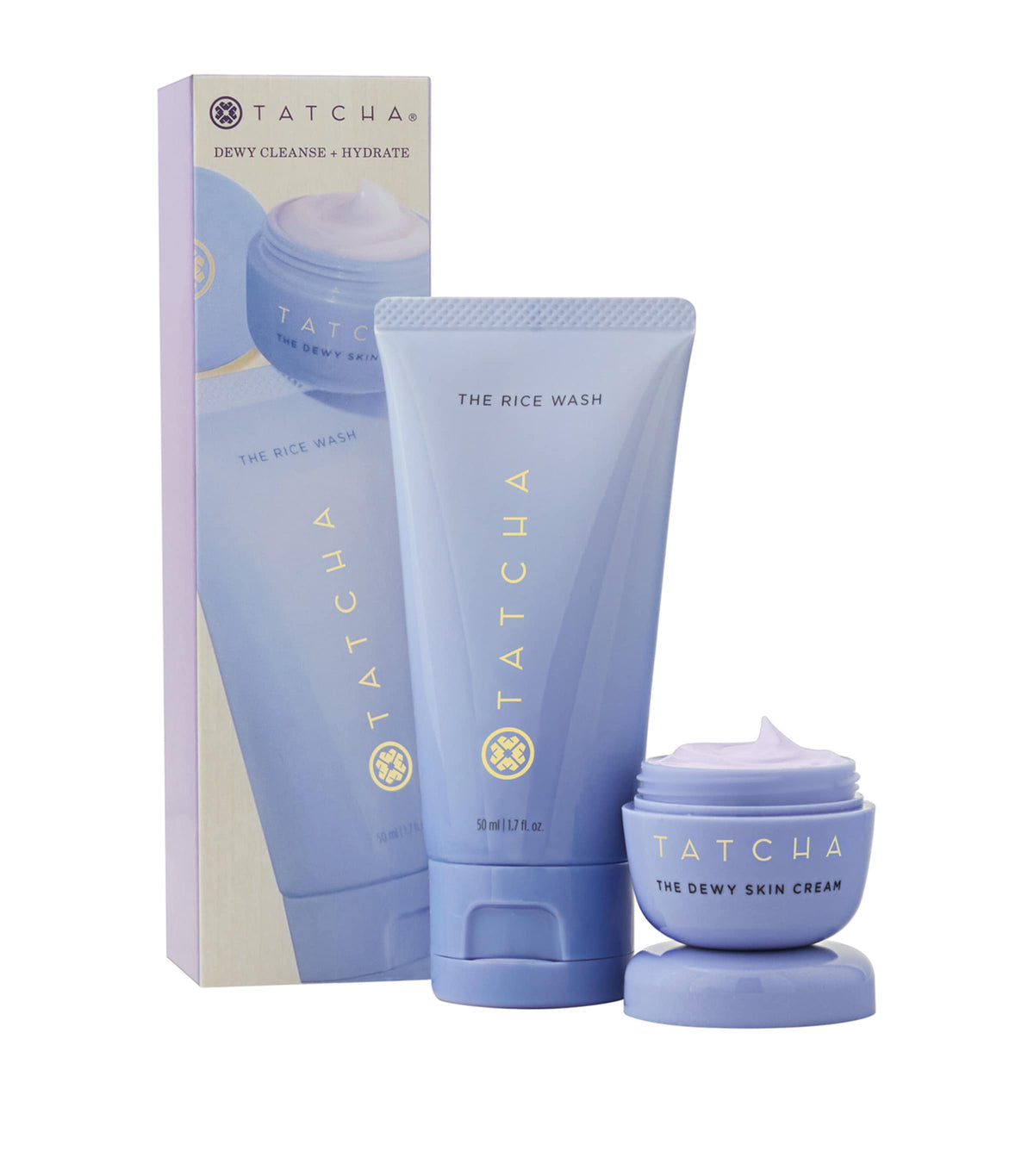 Tatcha Dewy Cleanse and Hydrate Skincare Set (British brand)