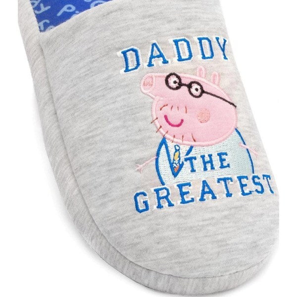 Peppa Pig Mens Daddy Slippers (11-12) GOODS Superdrug   