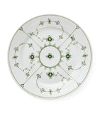 Porcelain Green Fluted Plain Plate (22cm)