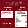 ROAM jalapeño chilli beef bar 6x45g, imported from the UK