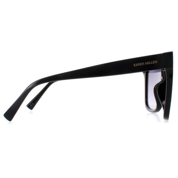 Karen Millen KM5052 sunglasses black dark grey gradient, UK version