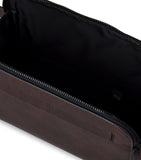 Mulberry leather double-zip wash bag, imported from the UK