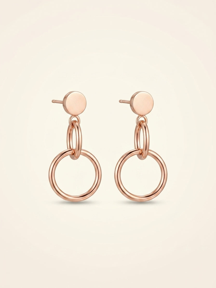 Cartier Juste un Clou rose-gold diamond earrings 0.38ct, imported from the UK
