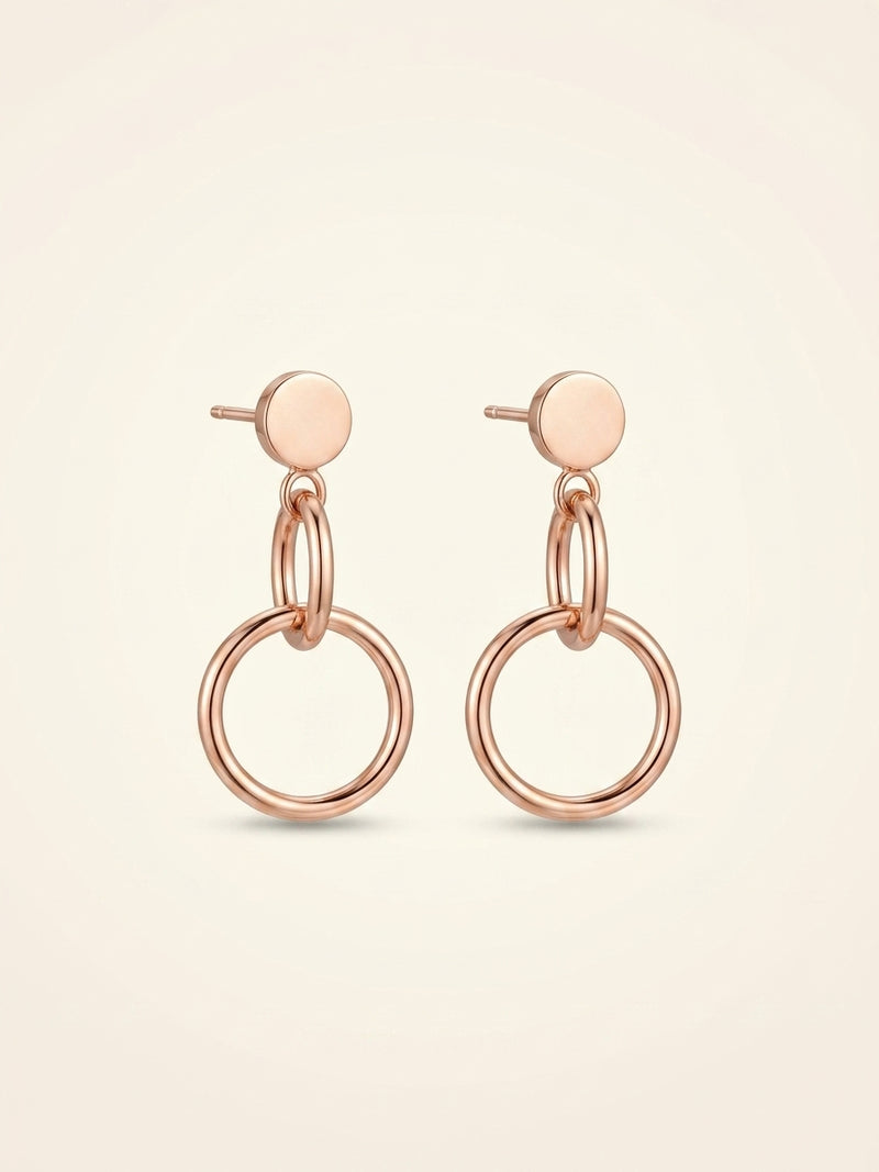 Cartier Juste un Clou rose-gold diamond earrings 0.38ct, imported from the UK