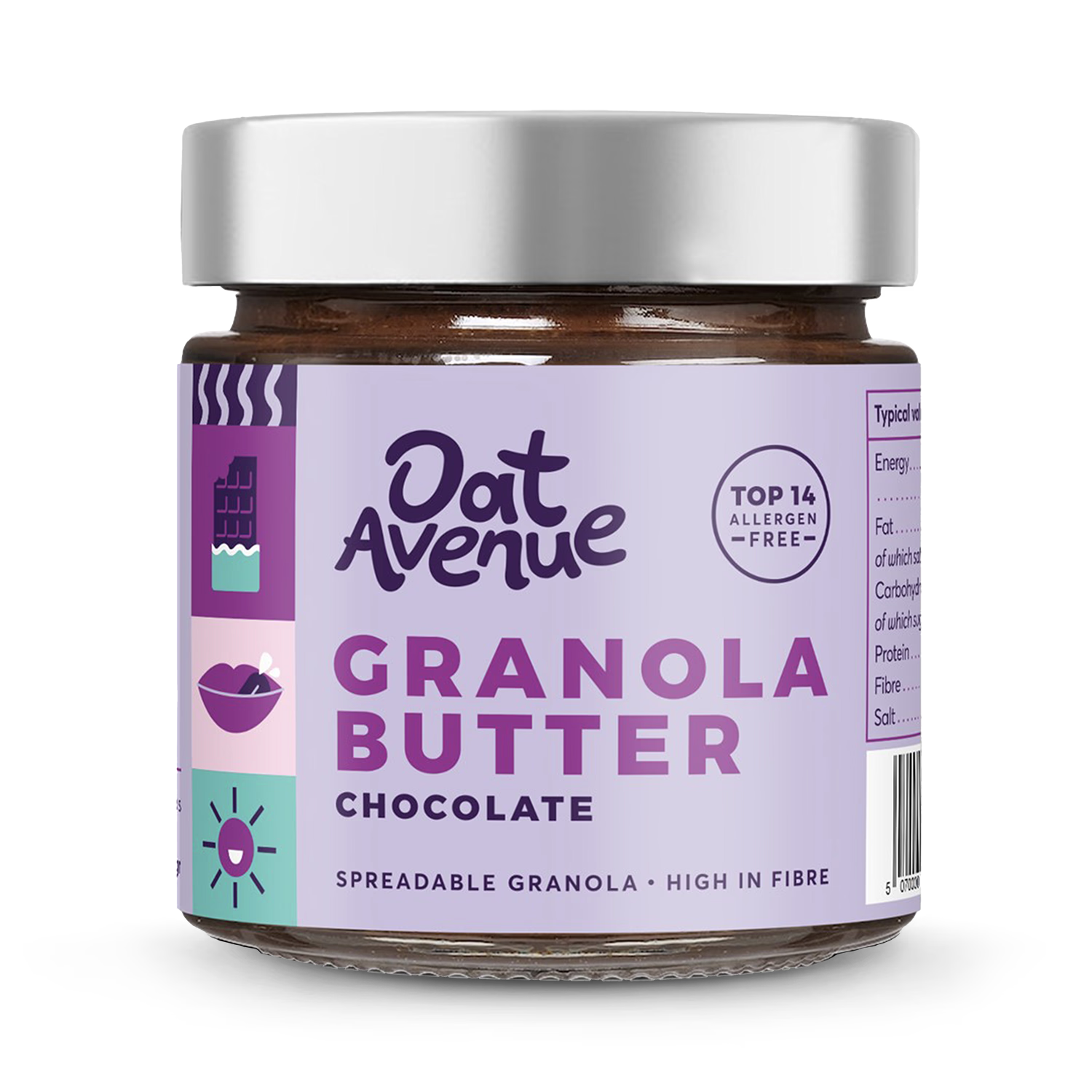 Oat Avenue granola butter chocolate 180g - British product