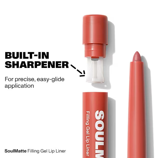 Morphe soulmatte filling gel lip liner First Kiss, imported from the UK