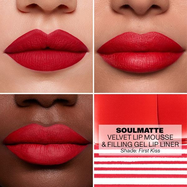 Morphe soulmatte filling gel lip liner First Kiss, imported from the UK