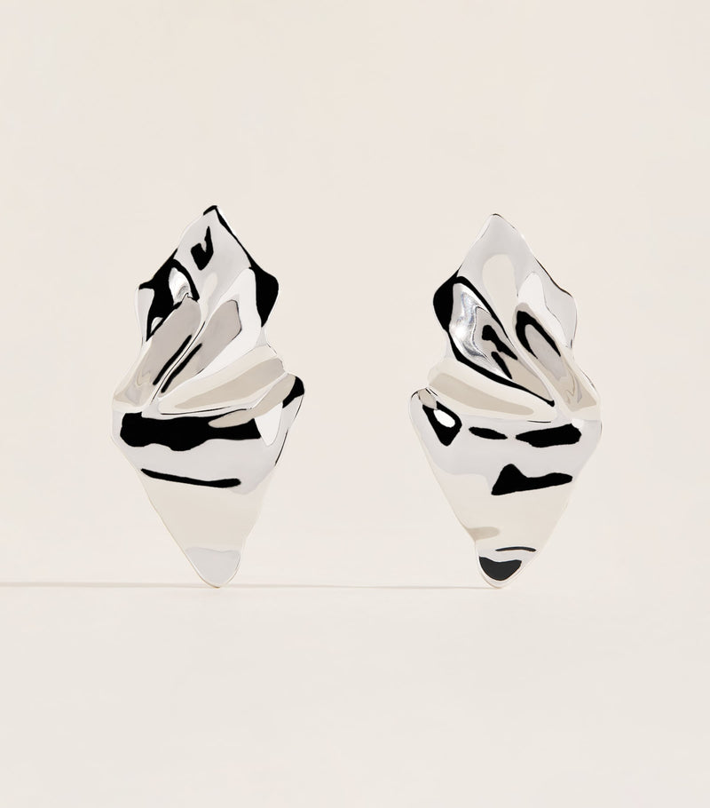 Small Crumpled Earrings