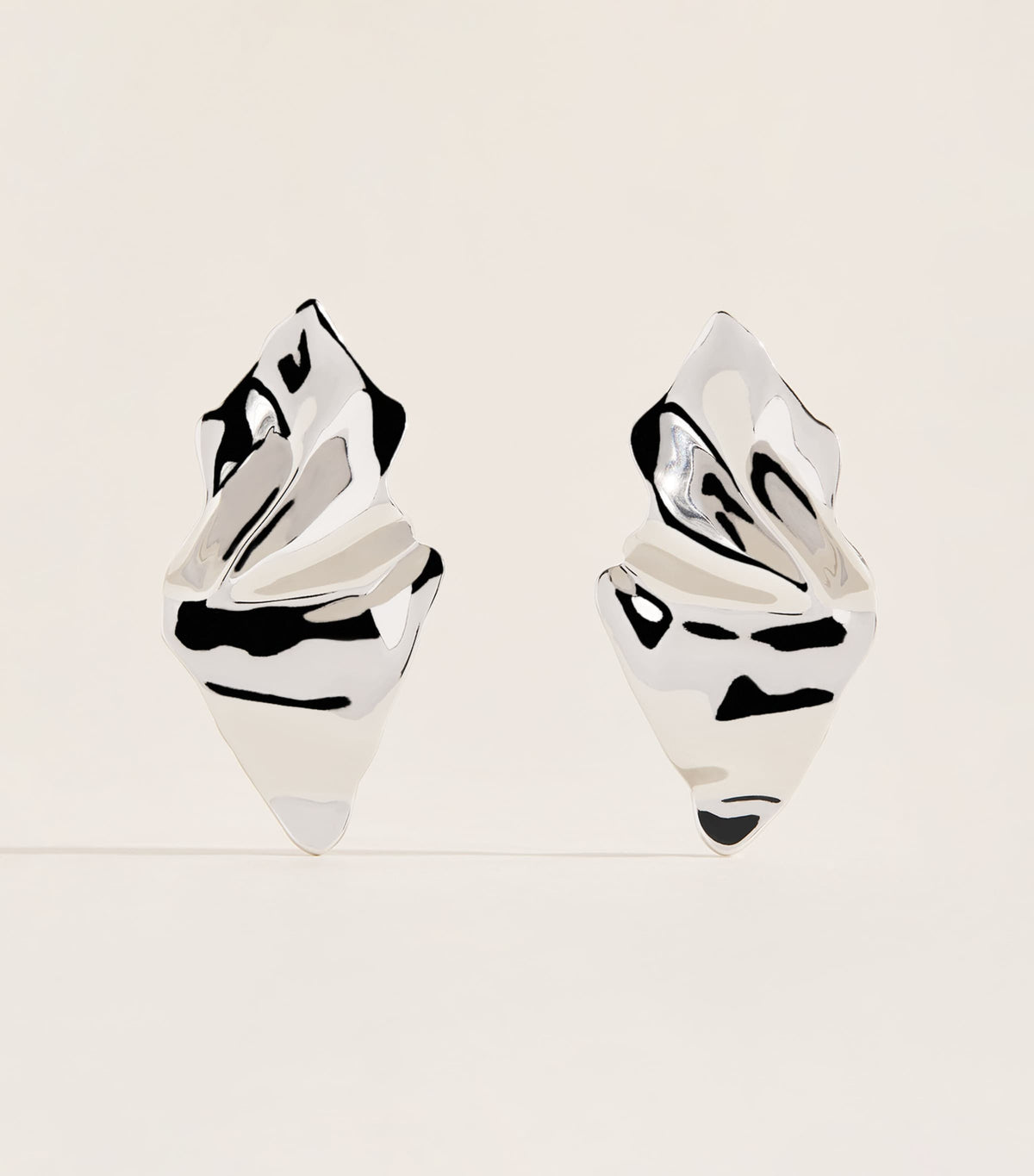 Small Crumpled Earrings