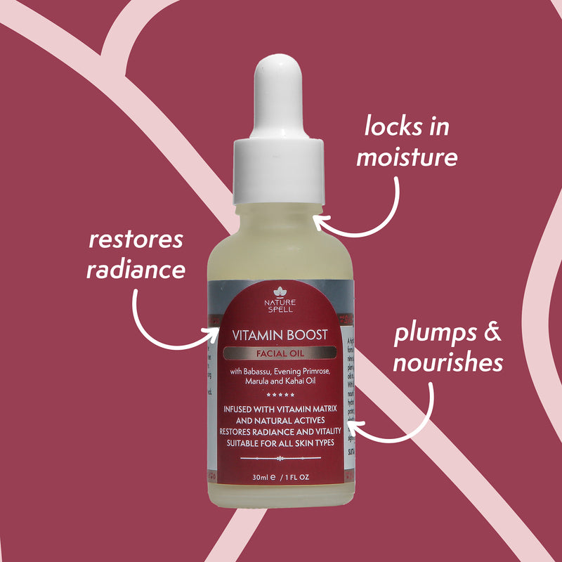 Nature Spell Vitamin Boost facial oil 30ml - British product