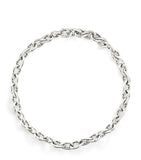 Engelbert white gold diamond drop links chain necklace - British product