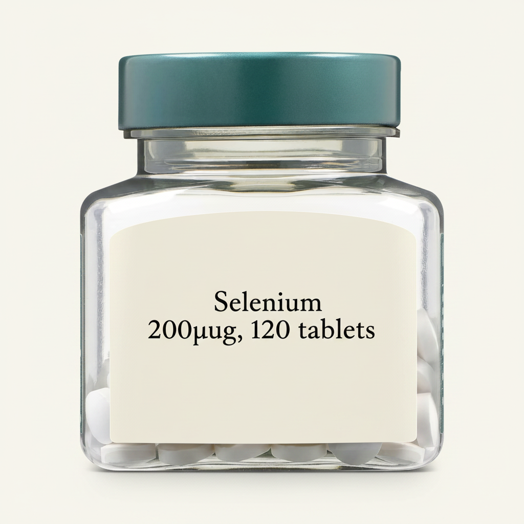 Holland & Barrett Selenium 200ug 120 Tablets, UK version