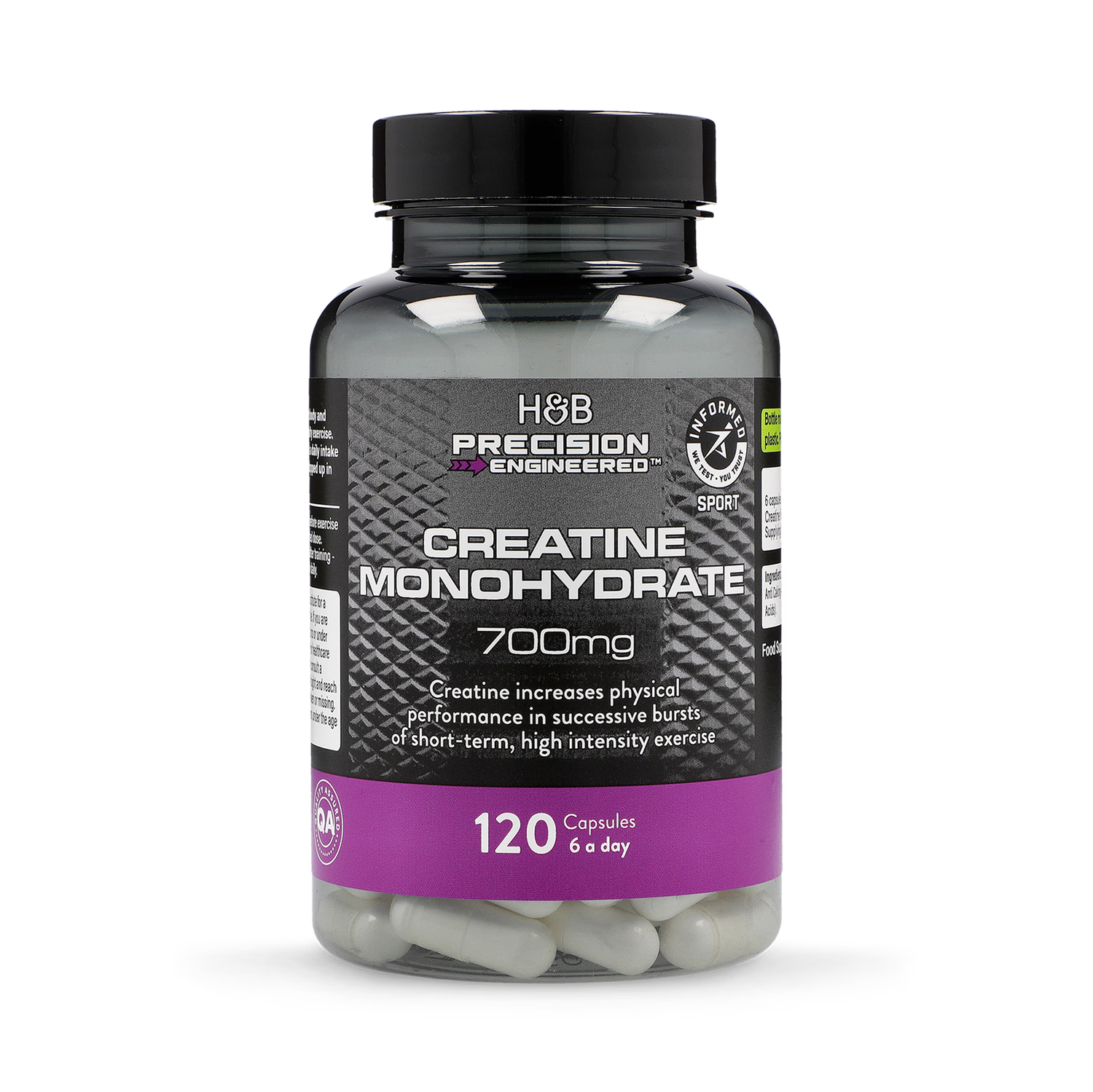 Creatine Monohydrate capsules 120 count - British product