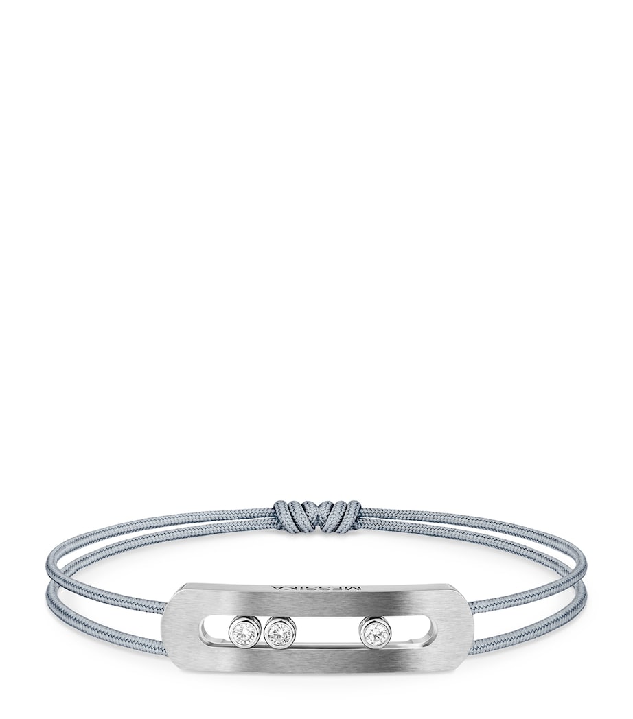Messika Move Uno titanium diamond cord bracelet, UK version