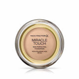 Max Factor Miracle Touch Foundation 45 Warm Almond GOODS Superdrug Golden Ivory 43  