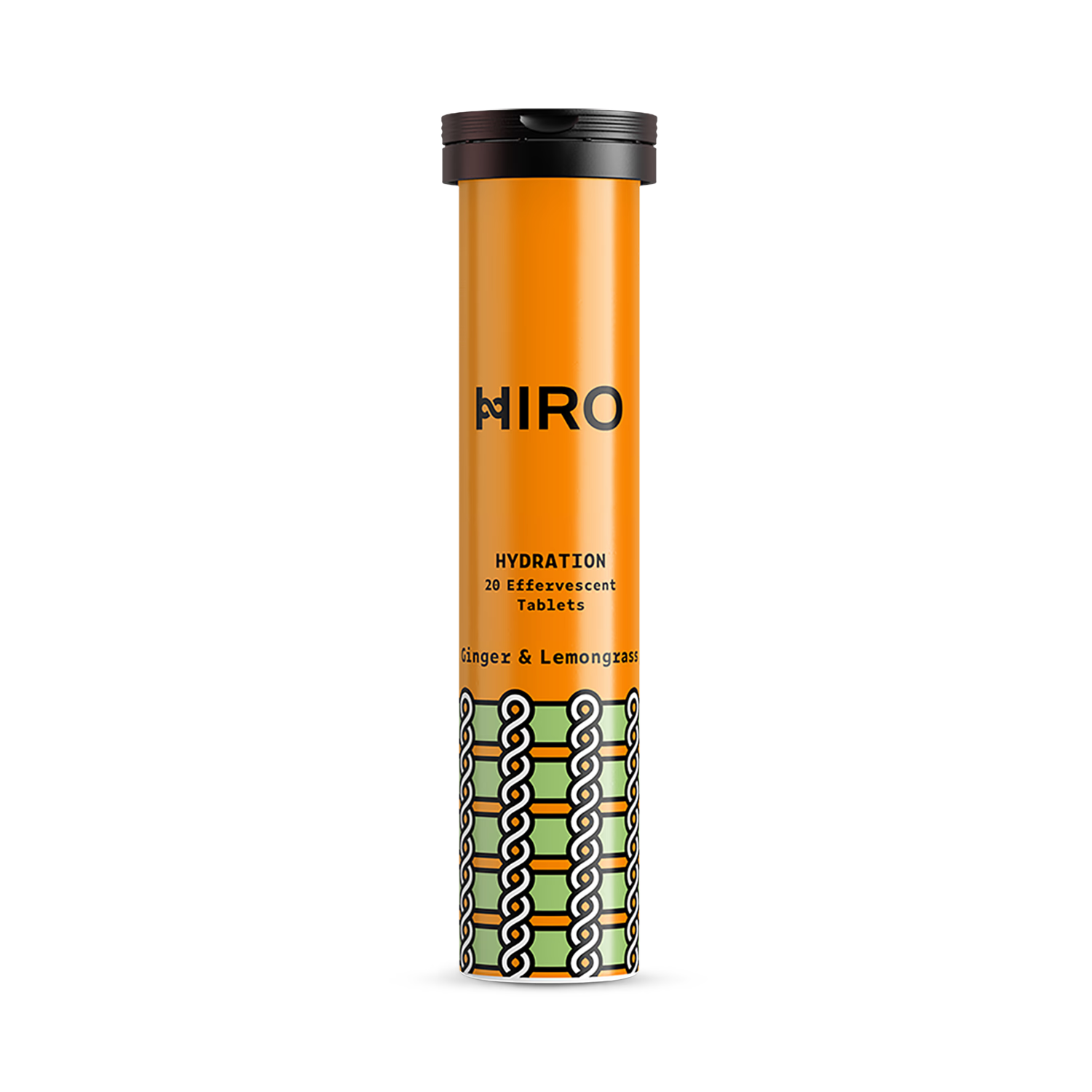 HIRO electrolyte tablets Ginger & Lemongrass 20 tablets (British brand)