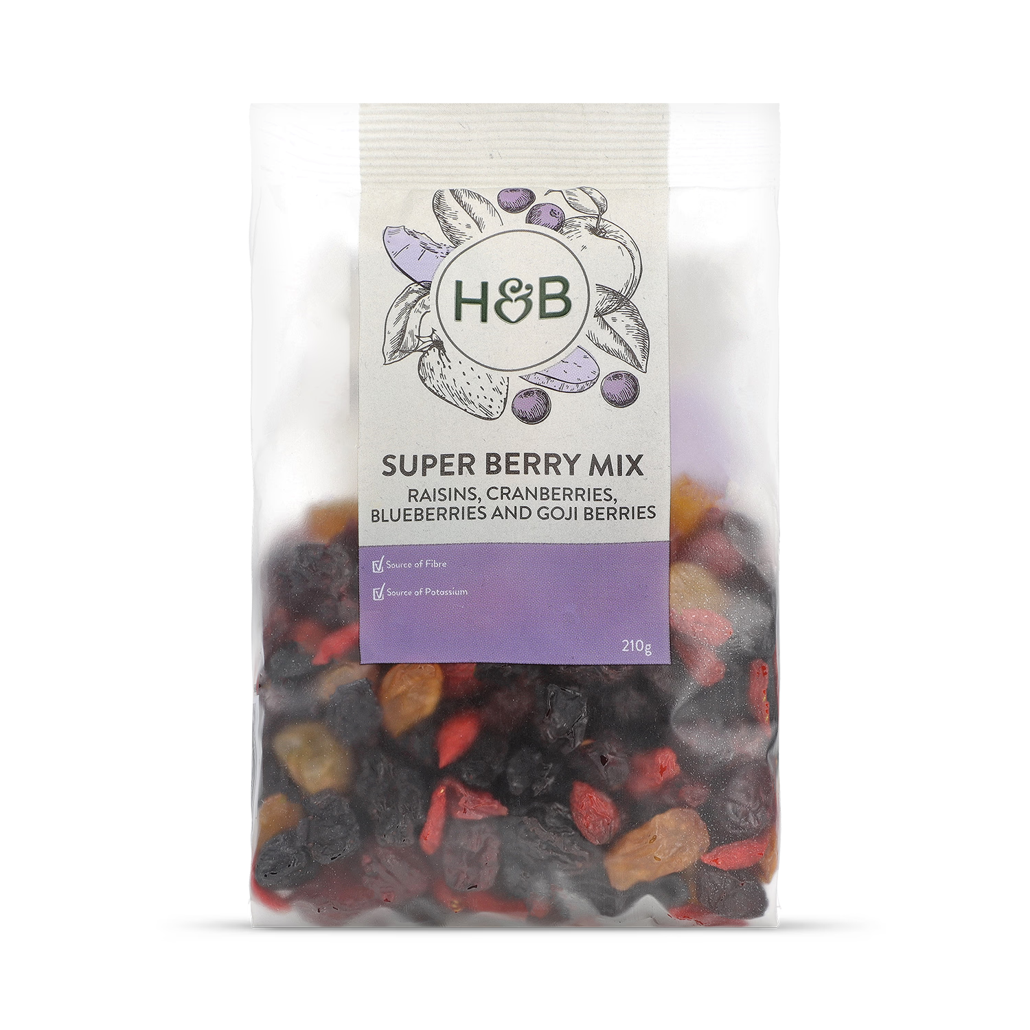 Holland & Barrett Super Berry Mix 210g, UK version