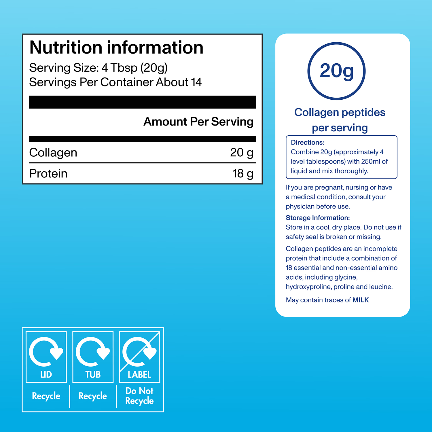 Vital Proteins Collagen Peptides Unflavoured 284g (British brand)
