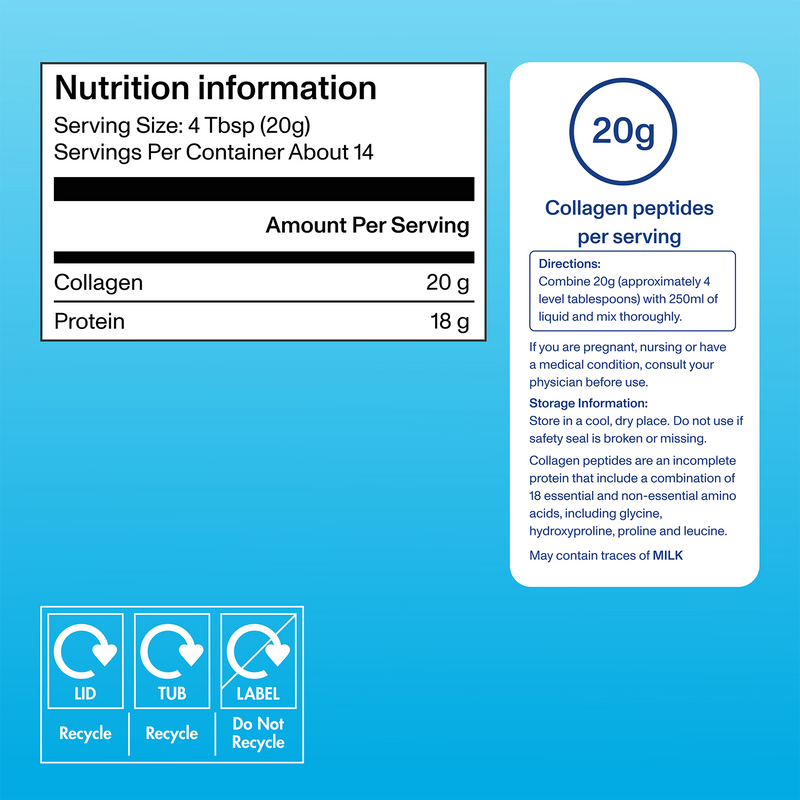 Vital Proteins Collagen Peptides Unflavoured 284g (British brand)