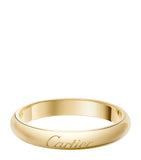 Cartier C de Cartier 18kt yellow gold wedding ring 3mm (British brand)