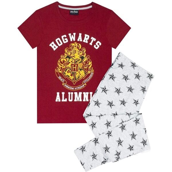 Harry Potter Womens Alumni Hogwarts Pyjama Set (L) GOODS Superdrug   