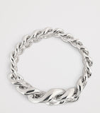 Tom Wood sterling silver Dean band ring, imported from the UK